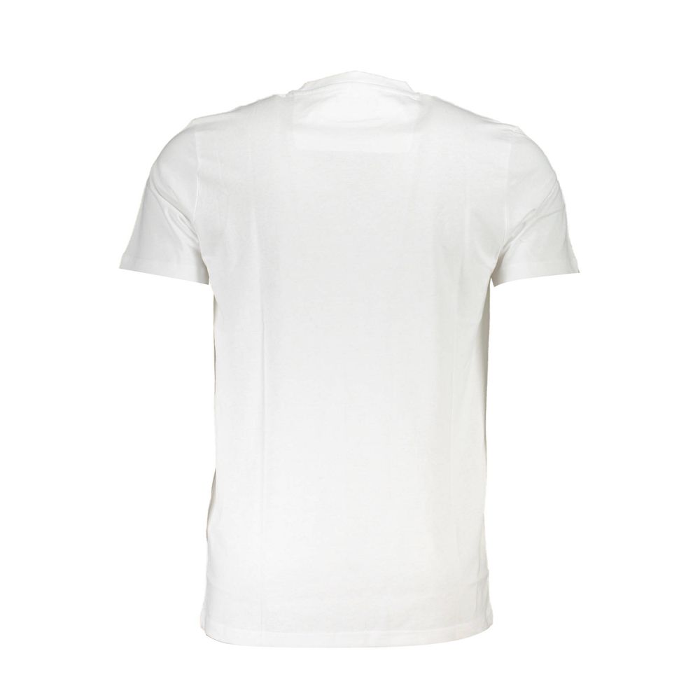 Cavalli Class White Cotton T-Shirt