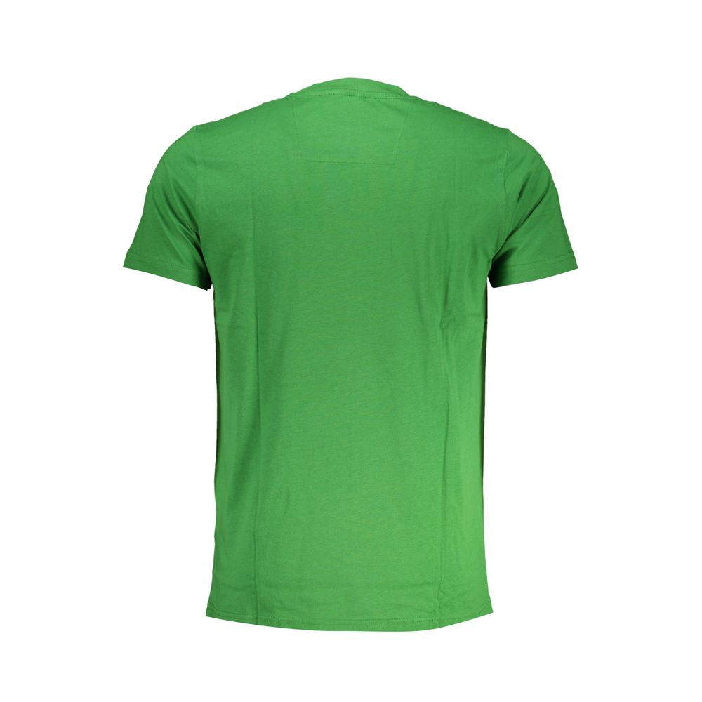 Cavalli Class Green Cotton T-Shirt