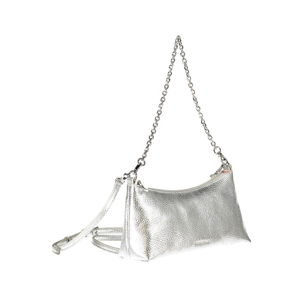 Coccinelle Silver Leather Handbag