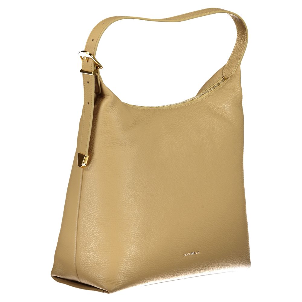 Coccinelle Beige Leather Handbag