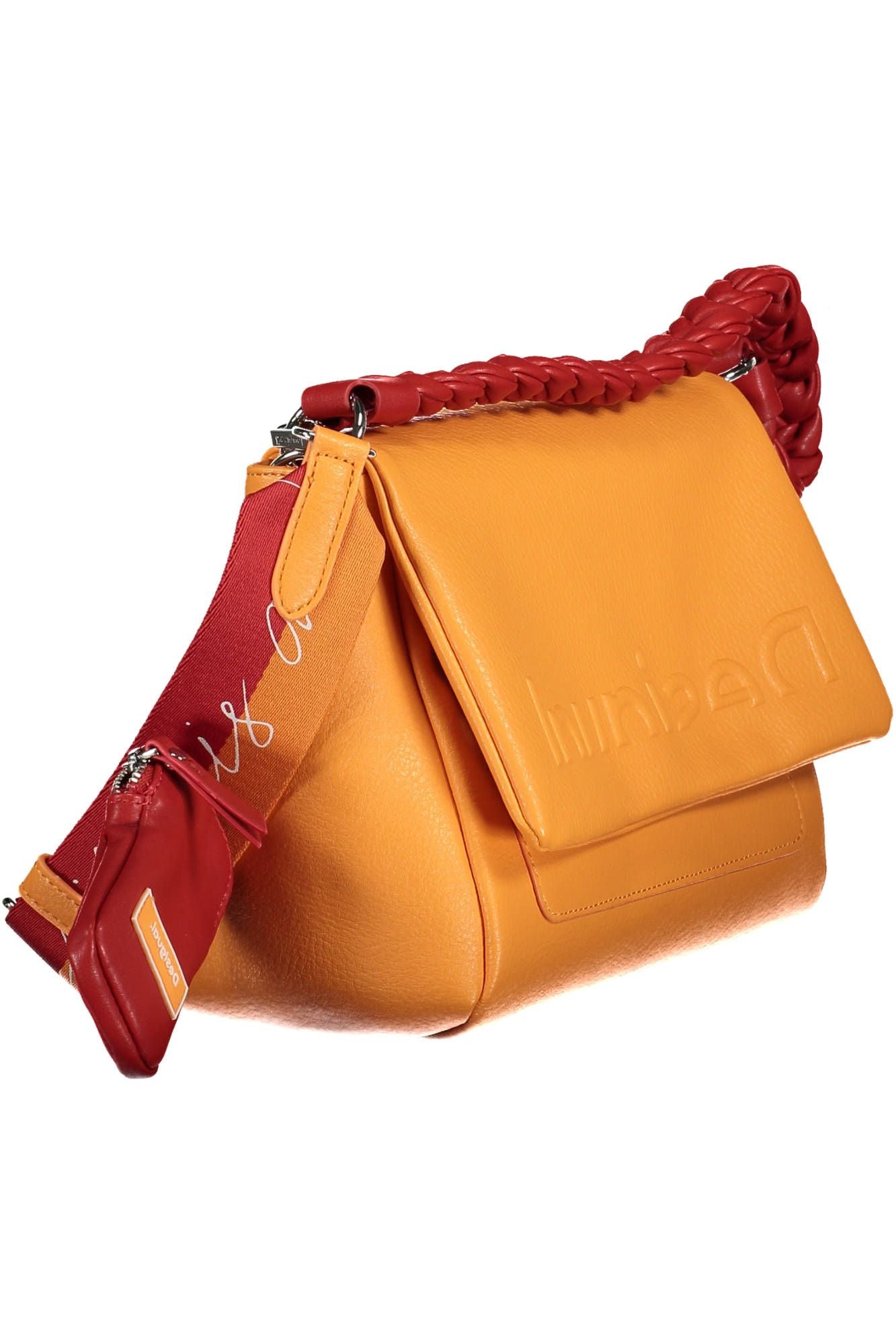 Desigual Chic Orange Polyurethane Crossbody Bag