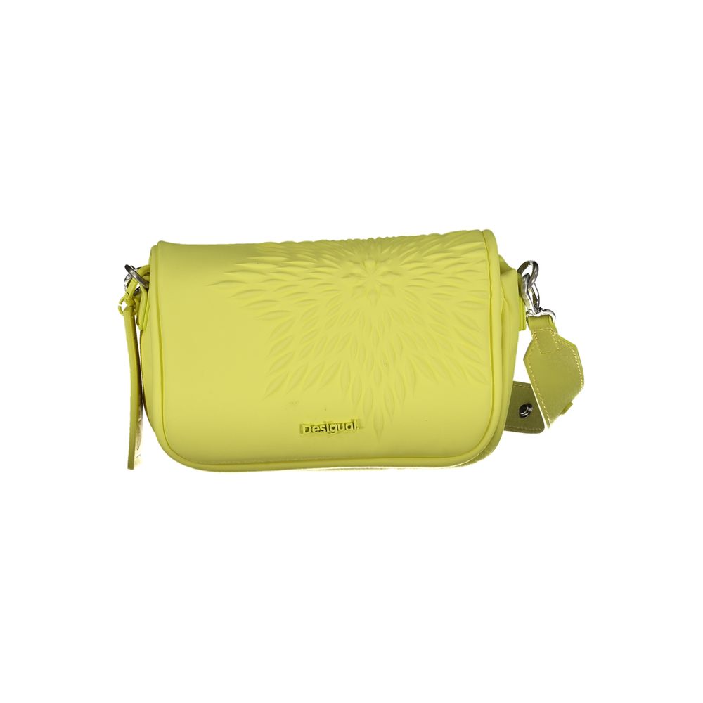 Desigual Yellow Polyethylene Handbag