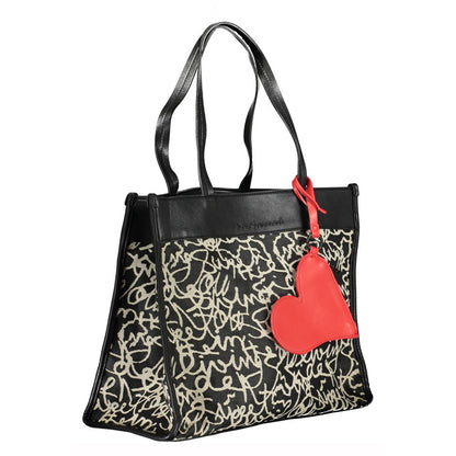 Desigual Black Polyester Handbag