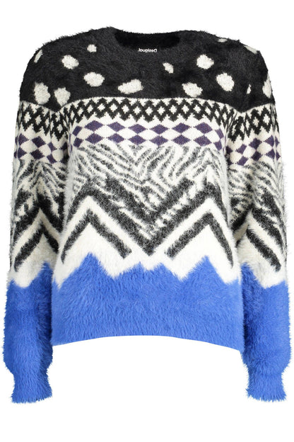 Desigual Chic Contrasting Detail Long-Sleeve Top