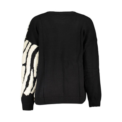 Desigual Chic Contrast Crew Neck Sweater