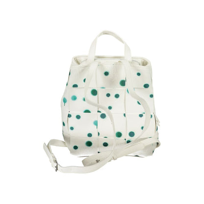 Desigual White Polyethylene Backpack