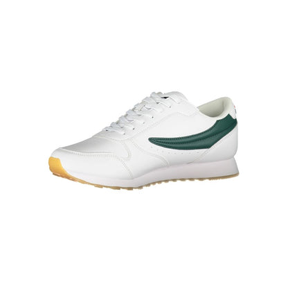 Fila Sleek White Lace-Up Sneakers