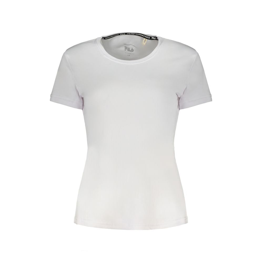 Fila White Polyester Tops & T-Shirt