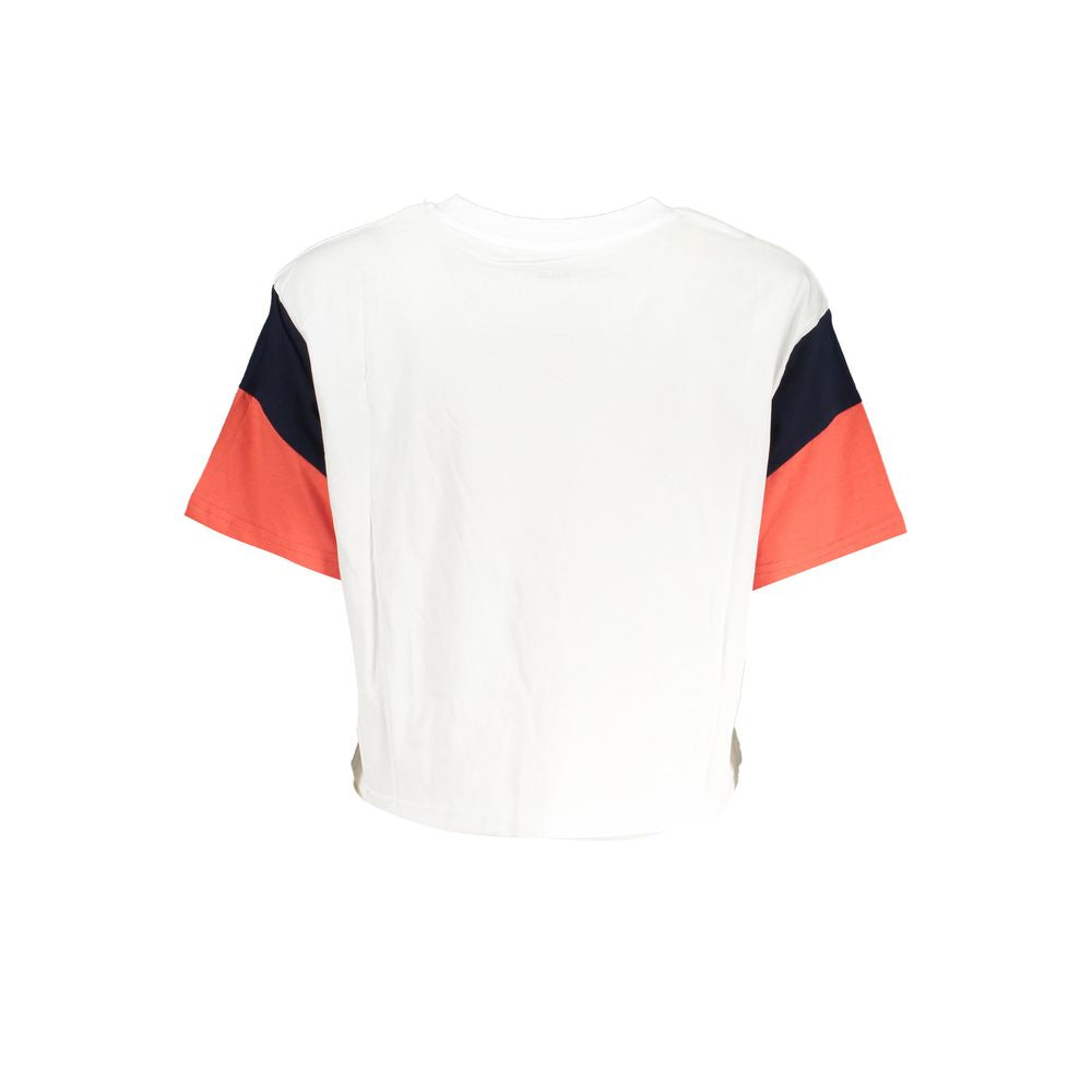 Fila White Cotton Tops & T-Shirt