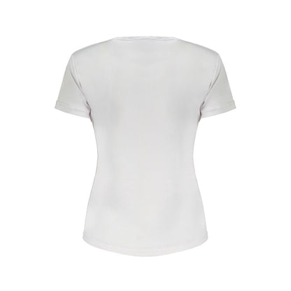 Fila White Polyester Tops & T-Shirt