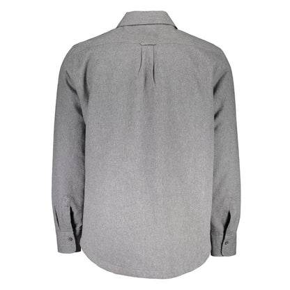 Gant Elegant Gray Cotton Long-Sleeved Men's Shirt