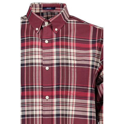 Gant Elegant Pink Button-Down Men's Shirt