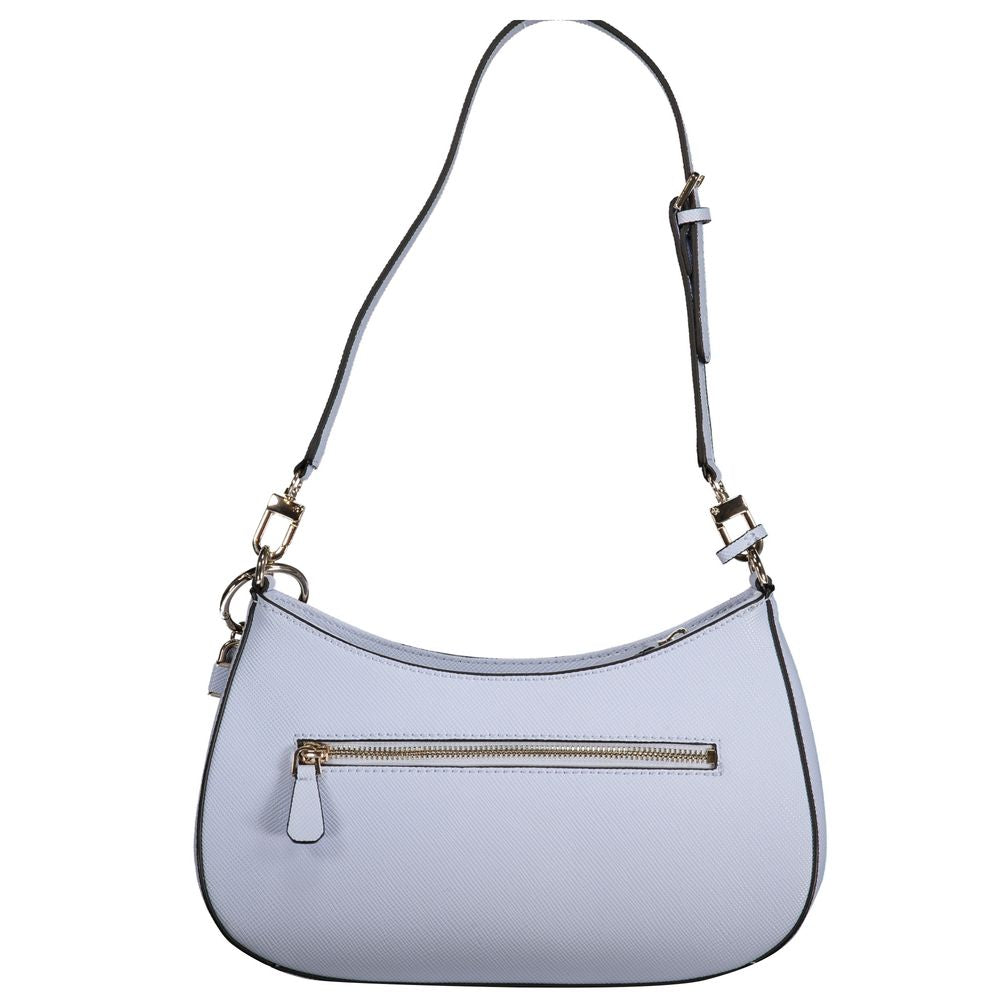 Guess Jeans Light Blue Polyethylene Handbag