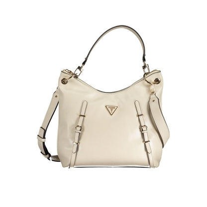 Guess Jeans Beige Polyethylene Handbag