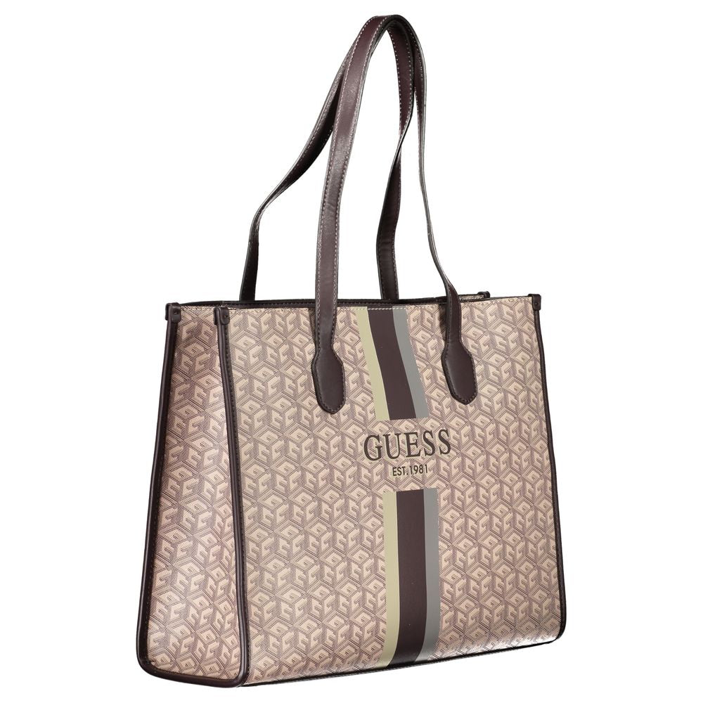 Guess Jeans Beige Polyethylene Handbag