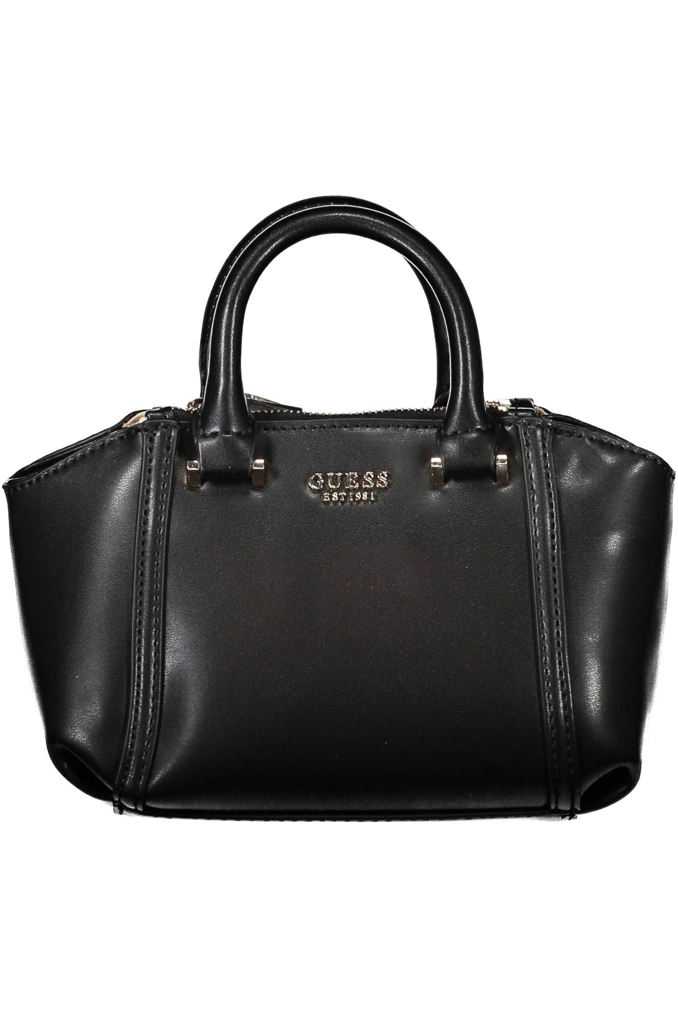 Guess Jeans Chic Black Contrasting Detail Tote Bag