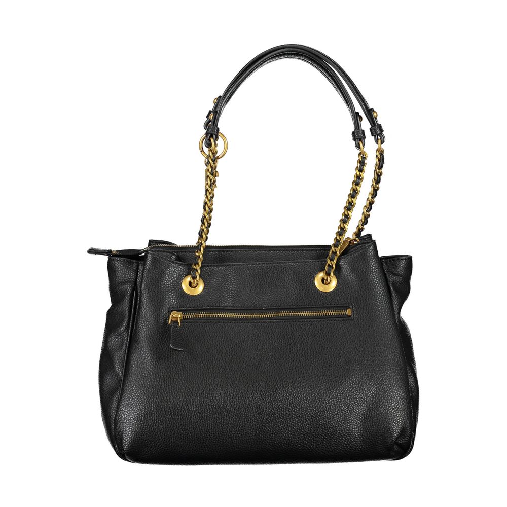 Guess Jeans Black Polyethylene Handbag