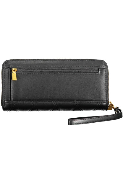 Guess Jeans Chic Contrasting Details Zip Wallet