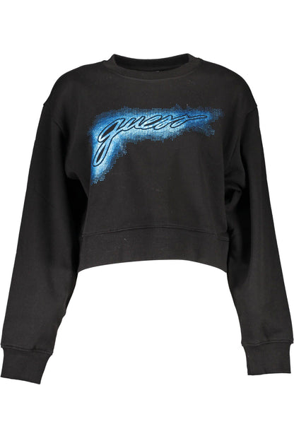 Guess Jeans Sleek Organic Cotton Sweatshirt with Logo Print