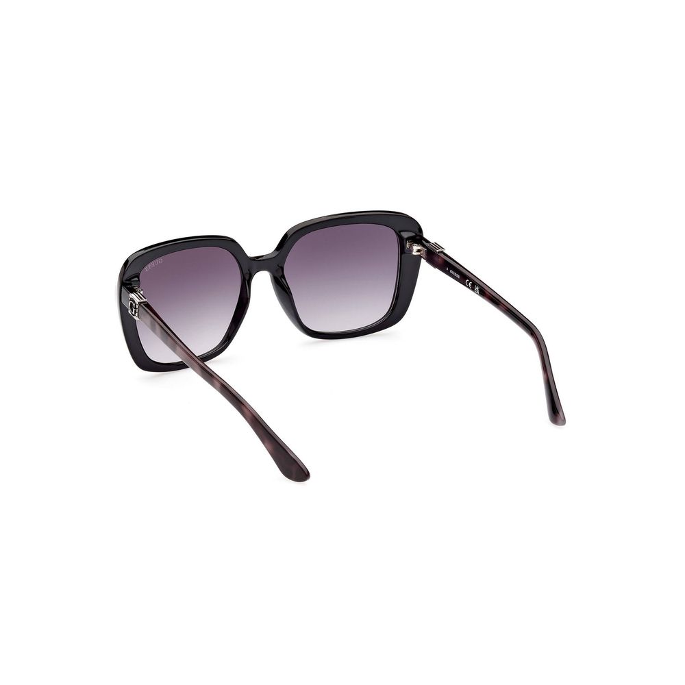 Guess Jeans Chic Black Square Lens Sunglasses