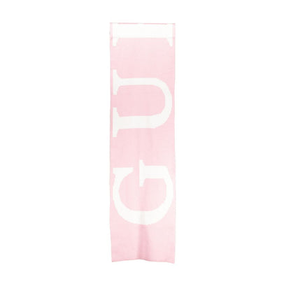 Guess Jeans Pink Cotton Scarf