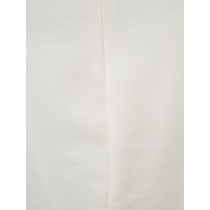 Lardini White Viscose Skirt