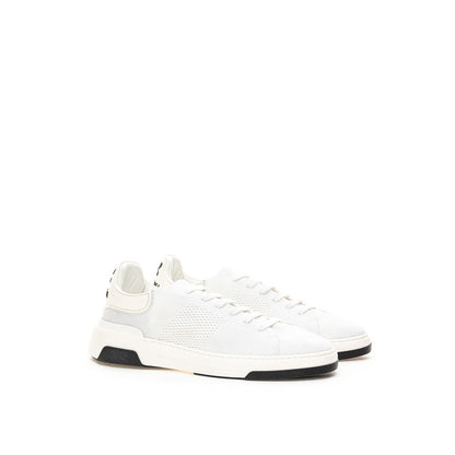 Casadei Elegant White Leather Sneakers