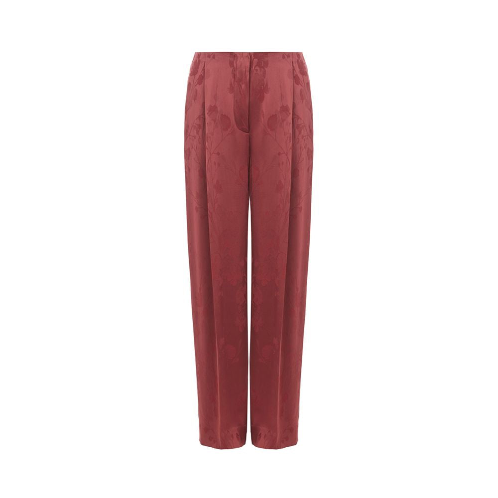 Lardini Elegant Red Tailored Pants