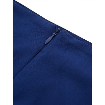 Lardini Elegant Blue Wool Skirt for Sophisticated Style