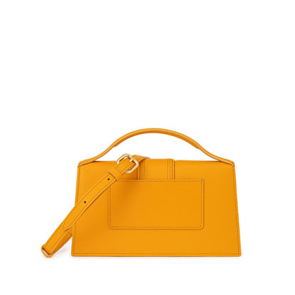 Jacquemus Orange Leather Handbag