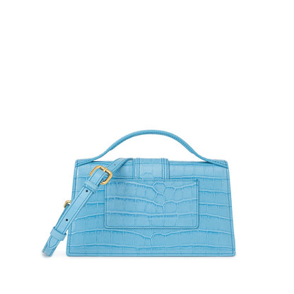 Jacquemus Light Blue Leather Handbag