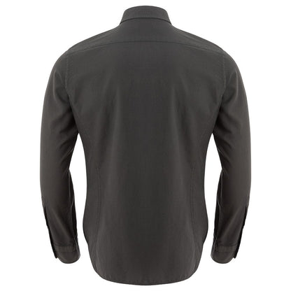 Tom Ford Elegant Gray Cotton Shirt for Men