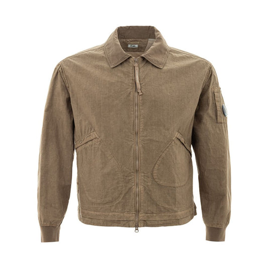 C.P. Company Beige Cotton Elegance Men's Jacket