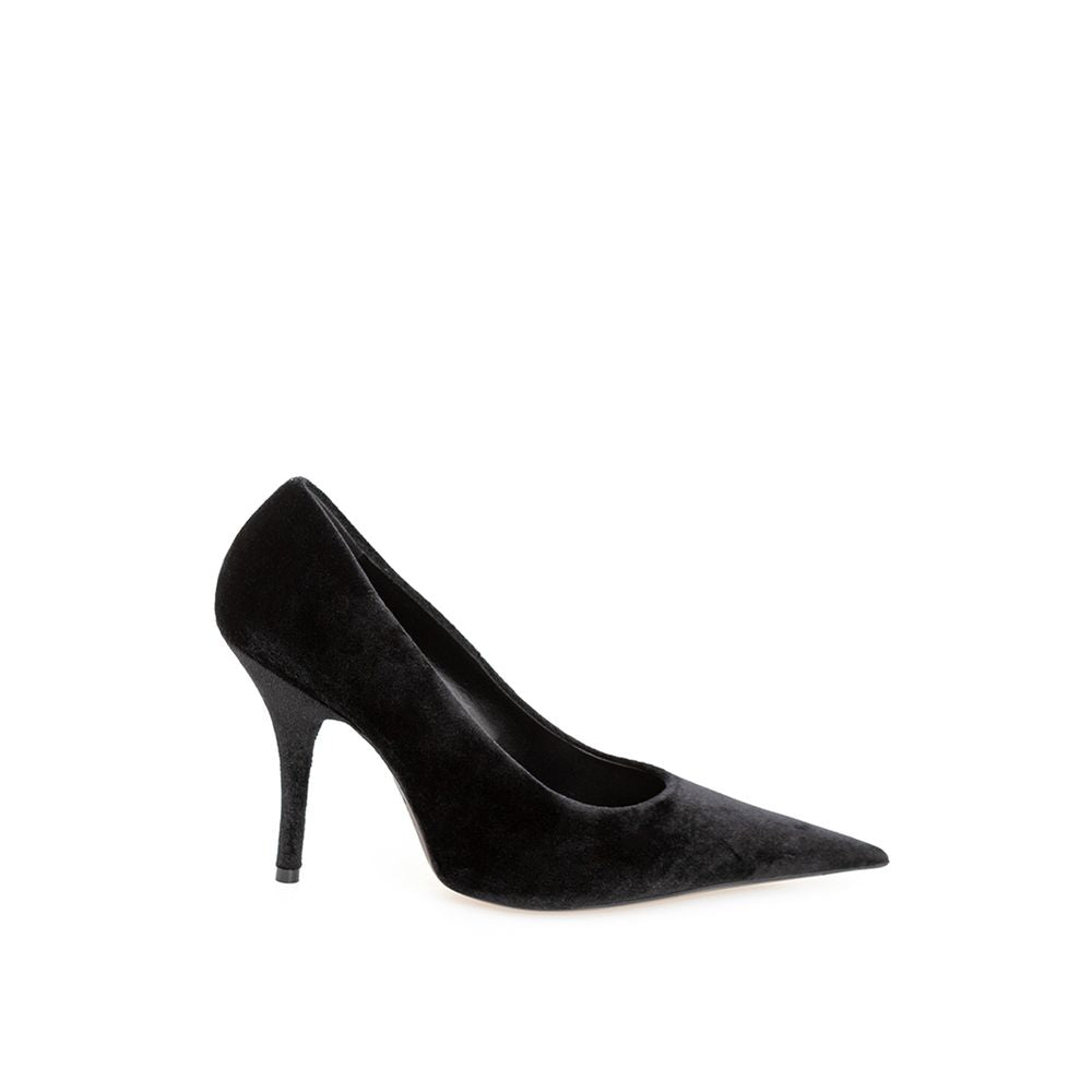 Balenciaga Elegant Velvet Black Pumps