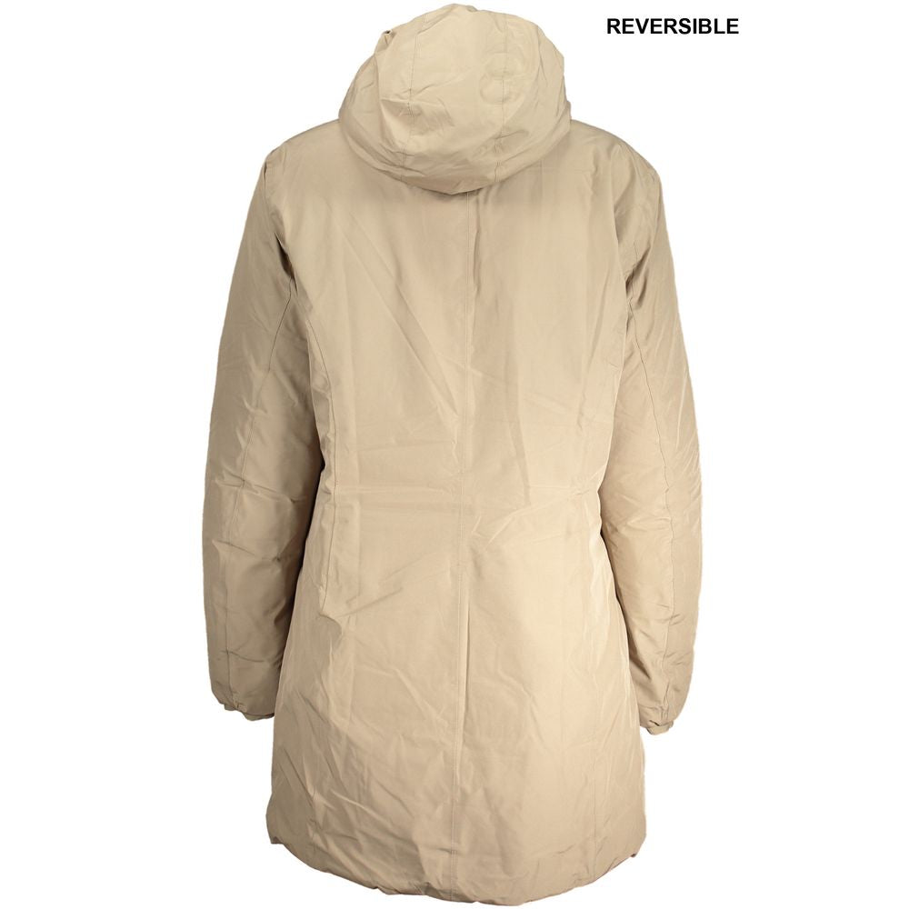 K-WAY Beige Polyester Jackets & Coat