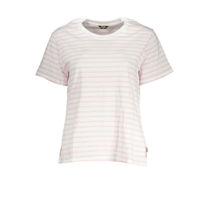 K-WAY Chic White Contrast Detail Tee