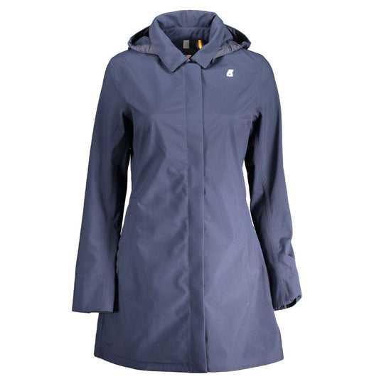 K-WAY Blue Polyester Jackets & Coat