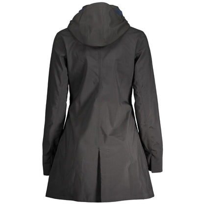 K-WAY Black Polyester Jackets & Coat