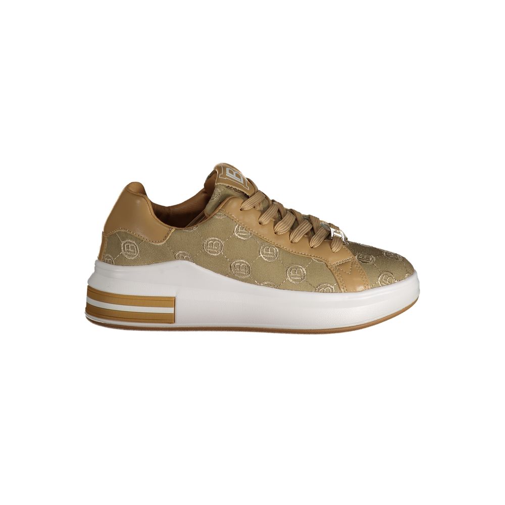 Laura Biagiotti Beige Polyester Sneaker