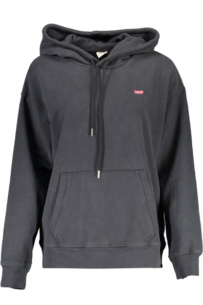 Levi's Chic Cozy Black Hooded Sweatshirt