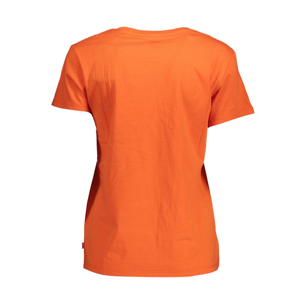 Levi's Chic Orange Logo Print Tee