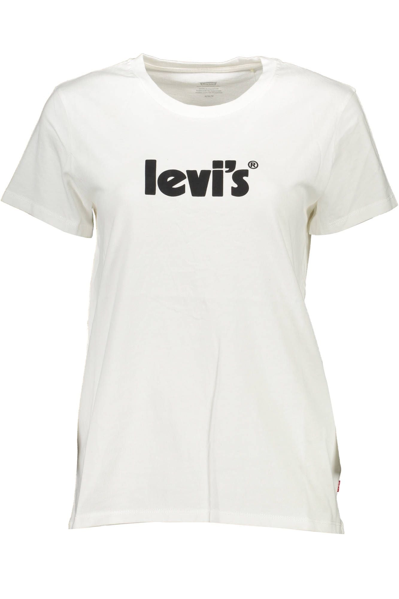 Levi's Elegant White Cotton Crew Neck Tee