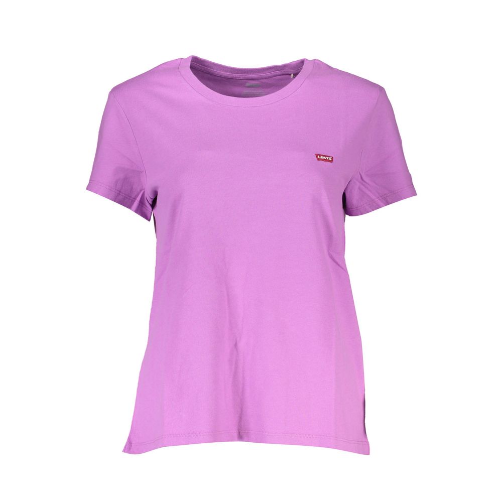 Levi's Purple Cotton Tops & T-Shirt