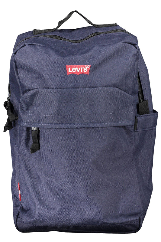 Levi's Chic Blue Urban Backpack with Embroidered Logo