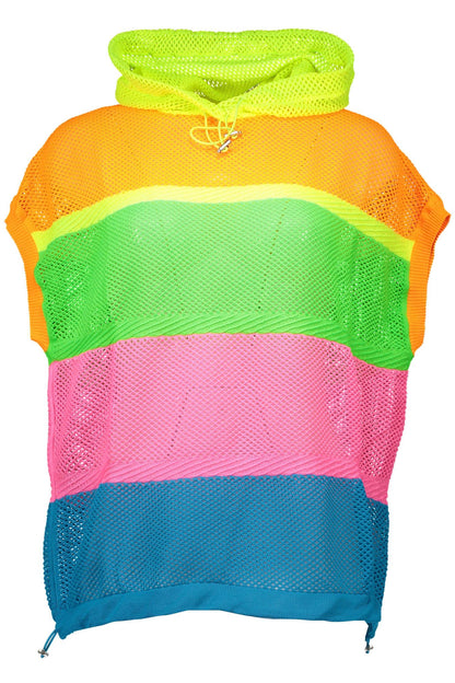 Love Moschino Chic Multicolor Hooded Sweater with Logo