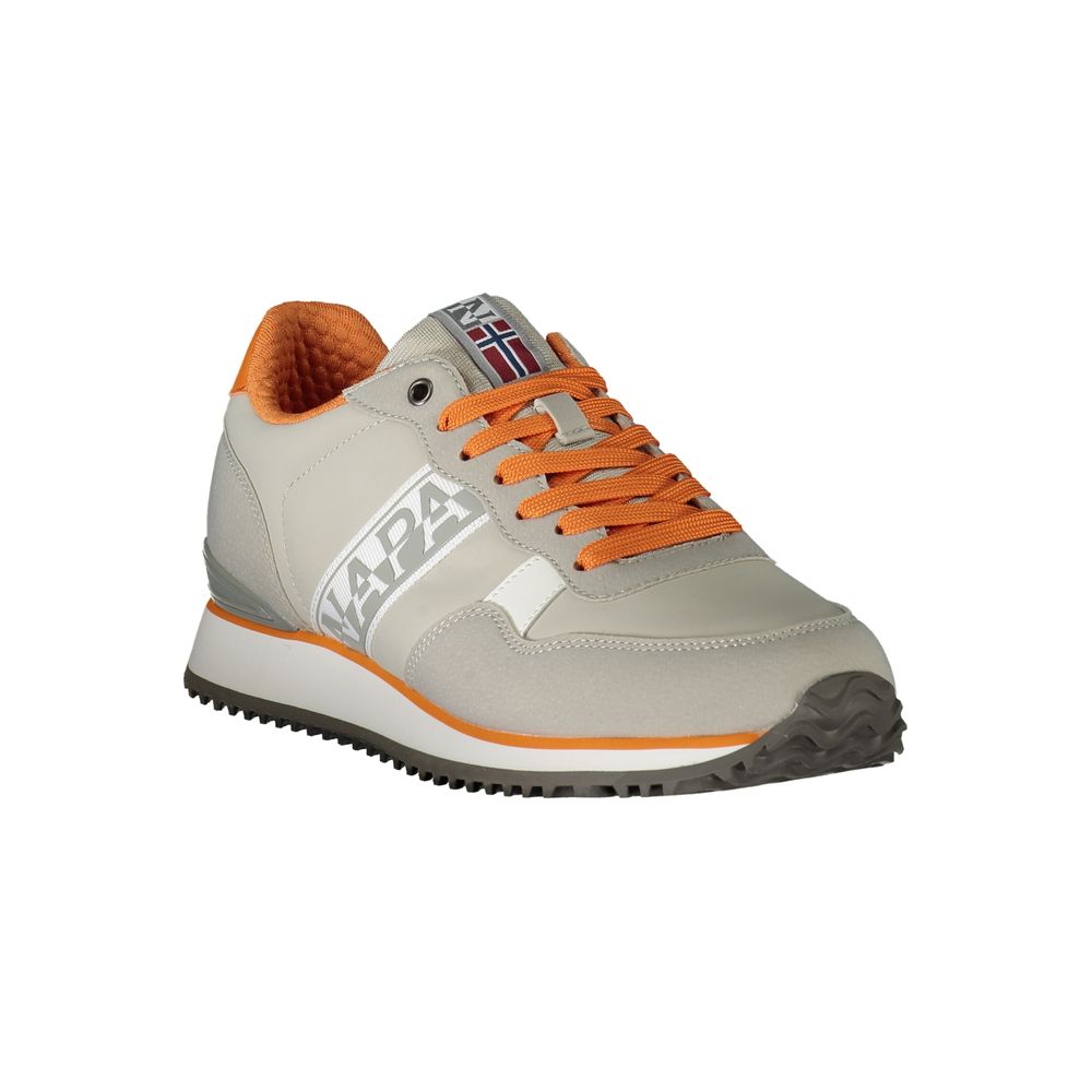 Napapijri Gray Polyester Sneaker