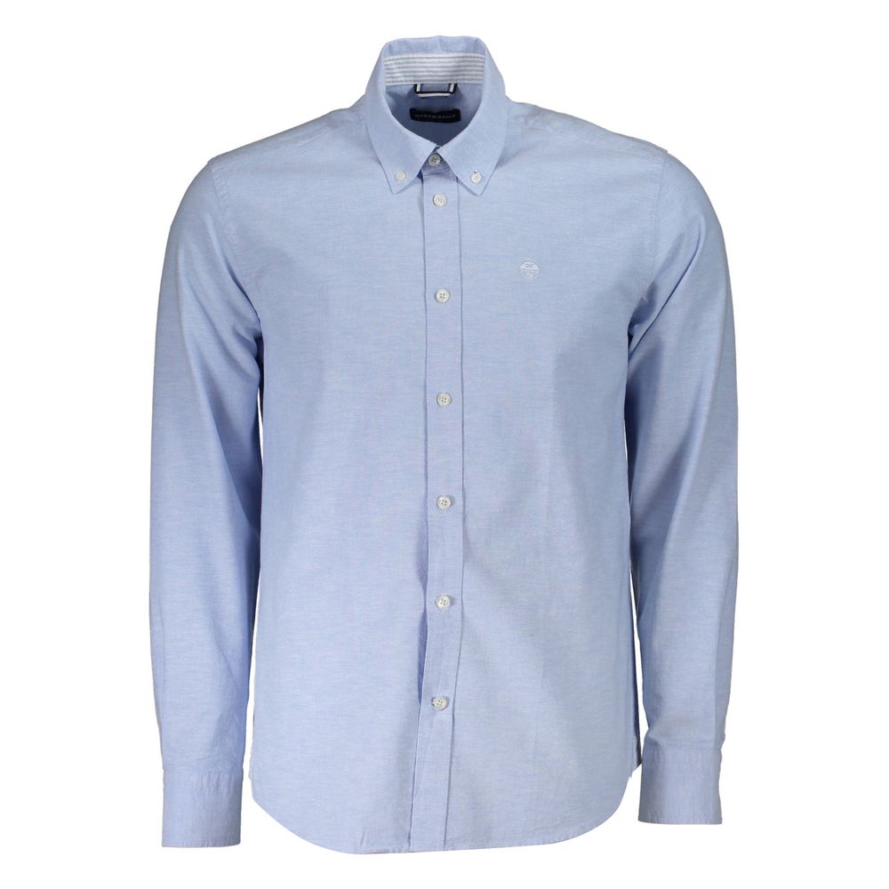 North Sails Elegant Light Blue Cotton Shirt for Men