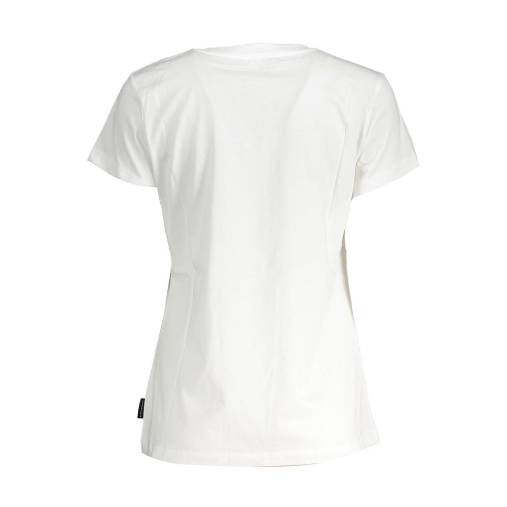 North Sails Embroidered Organic Cotton Tee - Pristine White