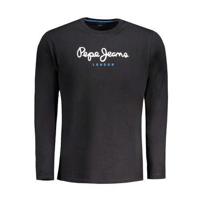 Pepe Jeans Black Cotton T-Shirt