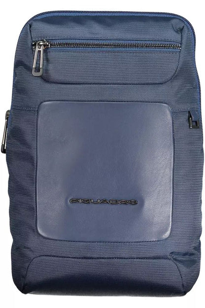 Piquadro Eco-Friendly Chic Blue Shoulder Bag